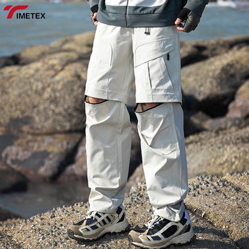 TIMETEX Men's Casual 100% Polyester  Cargo Jogger Pants Rip-Stop Water Repellent for Outdoor Work Summer Hiking Loose Fit