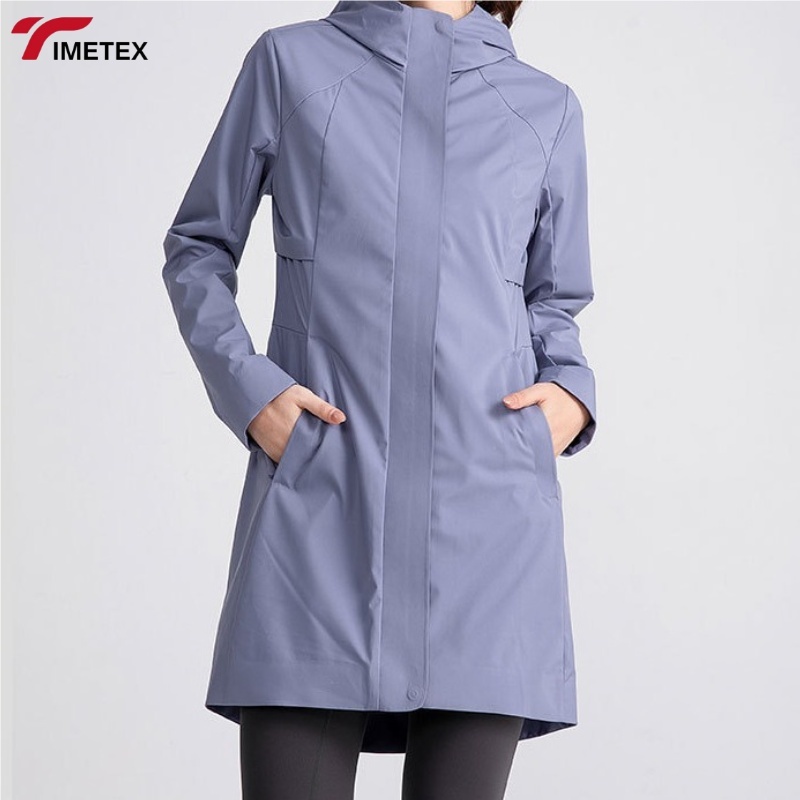 TIMETEX Custom Unisex Thin Waterproof Windbreaker Hooded Collar Autumn Season Clothing Printed Logo Label ODM/OEM for Men Women