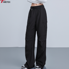 TIMETEX Streetwear Custom Detachable Cargo Pants 100% Polyester Quick Dry & Lightweight Fashion Hiking Pantsbaggy Trousers