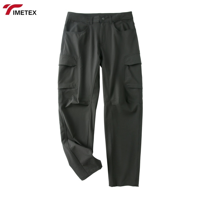 Men's Casual Sun Pants Quick-Drying Breathable Waterproof Workwear for Spring Summer Elastic Zipper Design for Outdoor & Hiking