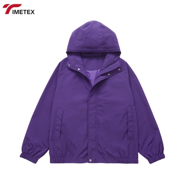 Men's Outdoor Windproof Waterproof Jacket Casual Oversized Hooded Soft Stand Collar XL Plain Dyed Zipper Winter Front Design