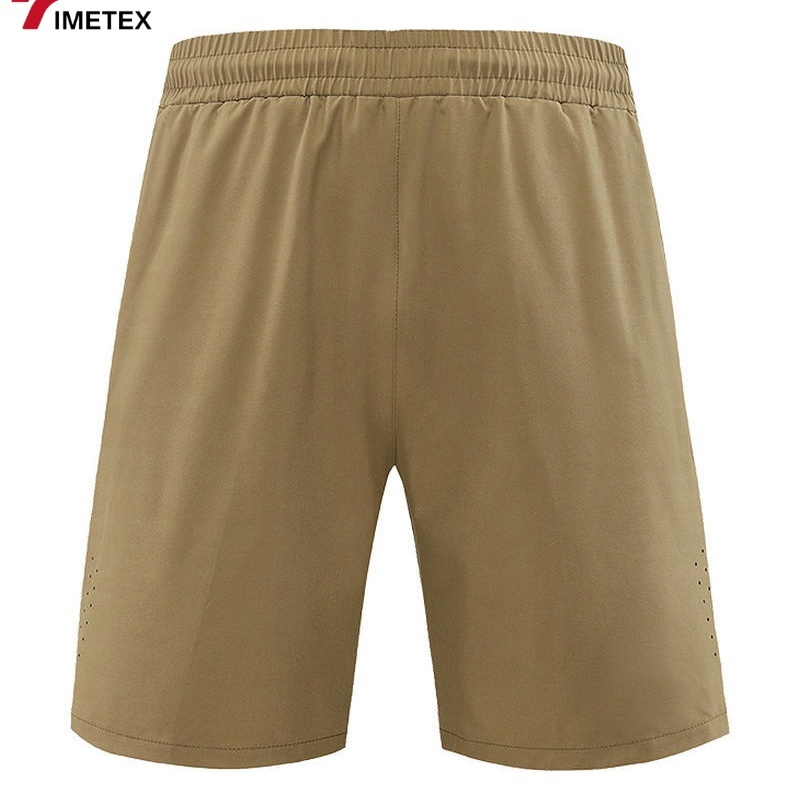 TIMETEX High Quality Summer Casual Biker Shorts 95% Polyester 5% Spandex Loose Dry Fit Gym Fitness Shorts Solid Plain Dyed