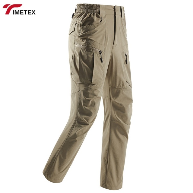 TIMETEX Men's Outdoor Waterproof Tactical Pants 6XL Mid Waist with Rib Stop Multi-Pockets Cargo Worker Pants for Hiking Hunting