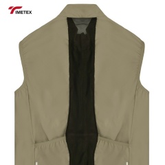 TIMETEX Wholesale Customized Men's Winter Softshell Vest Breathable Canvas Casual Outer Wear Waterproof Windbreaker Jacket