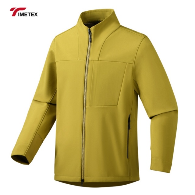 TIMETEX Custom Logo Men's Active Sports Outdoor Run Waterproof Jacket Winter XL Size Stand Collar Zipper Closure Windproof Thin