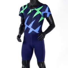 Wholesale High Quality Tights Men Tracksuits Custom Logo Bodysuit Short Sleeve Men's Clothing Tracksuit