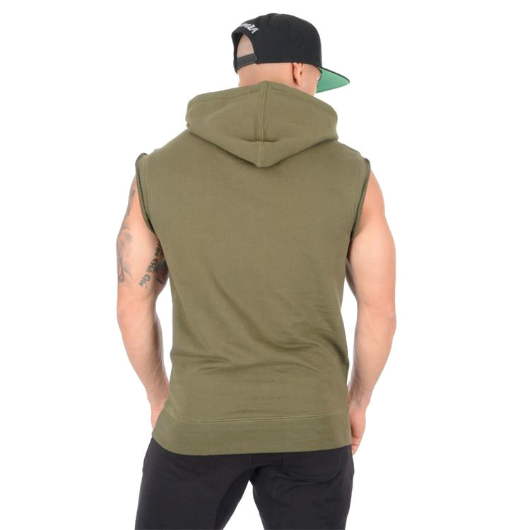 Custom Logo Printed Blank Gym Hoodies Sleeveless Men Plain  Quick Dry Running Workout Tank Tops for Men