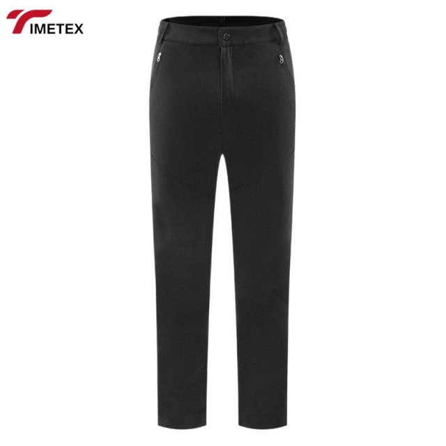 TIMETEX Men's Casual Sports Pants Lightweight Breathable Quick-Dry Mid Waist Zipper Fly Flat Straight Pattern for Spring Summer
