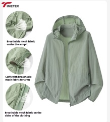 TIMETEX Customized Hooded Sweatshirt Outdoor Casual Zipper-Style Work Jackets Waterproof Windproof Sun Protection Clothing