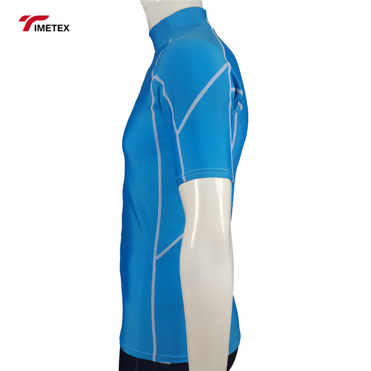 TIMETEX OEM Design Compression Rash Guard Custom Sublimation Swimming Mens Rash Guards