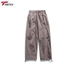 TIMETEX Custom High Quality Men's Straight Leg Sports Jogger Pants Multi-Pocket Casual Outdoor Loose Cargo Waist Anti-Wrinkle