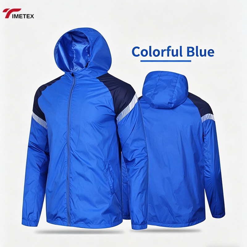 TIMETEX Custom Autumn Waterproof Ventilation Sports Jacket Hooded Windproof Casual Outdoor Coat Running Outwear