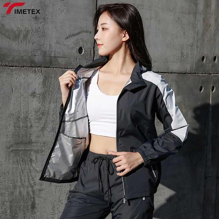 TIMETEX Japanese and Korean Design Unisex Sauna Suit Large Top and Bottom Set for Home Weight Loss Sweating Men's and Women's