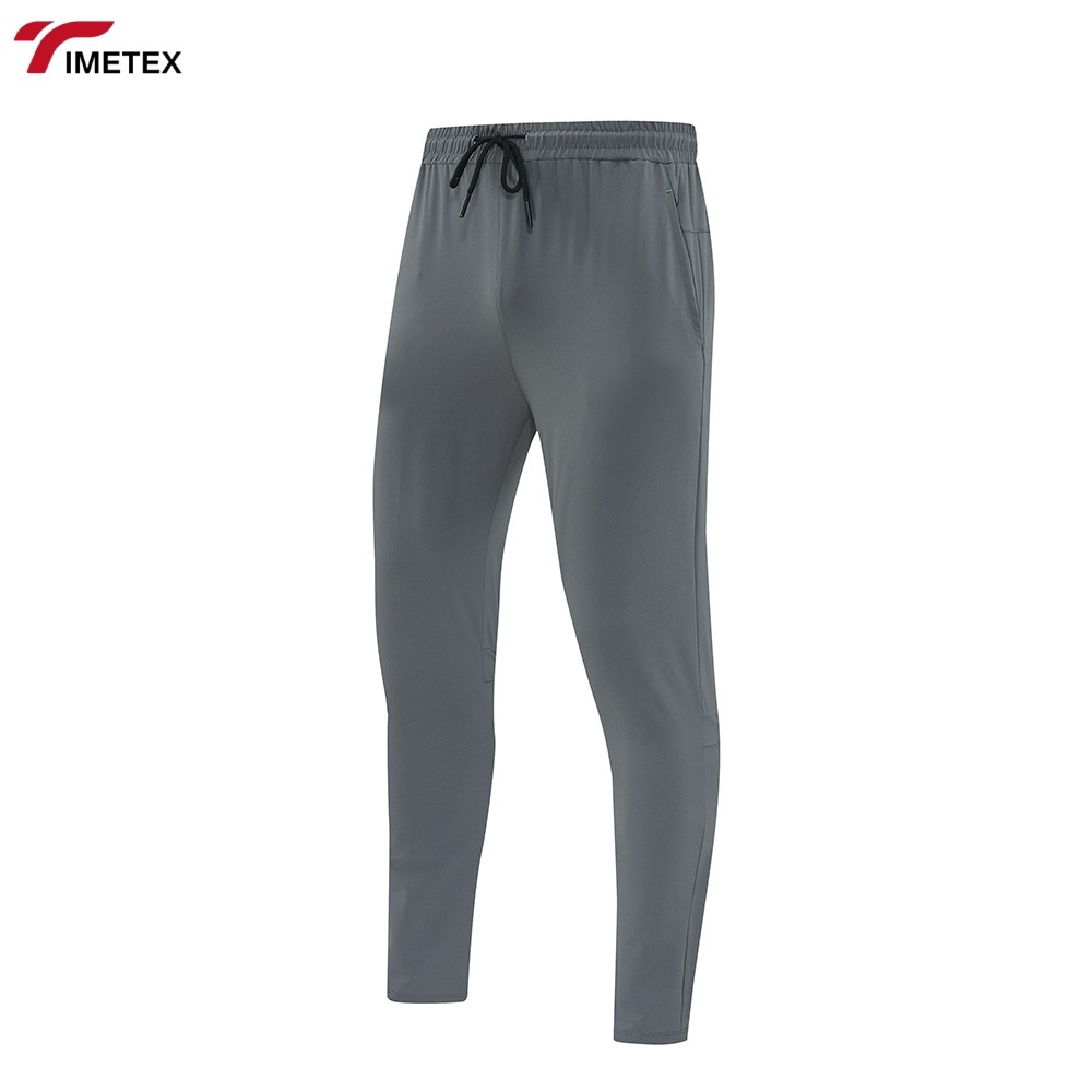 TIMETEX Men's Casual Sports Running Pants Spandex/Polyester High Waist Lightweight Elastic Waist Athletic Training Gym Trousers