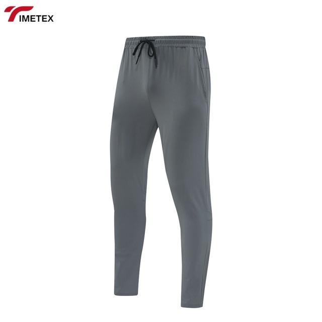 TIMETEX Men's Casual Sports Running Pants Spandex/Polyester High Waist Lightweight Elastic Waist Athletic Training Gym Trousers