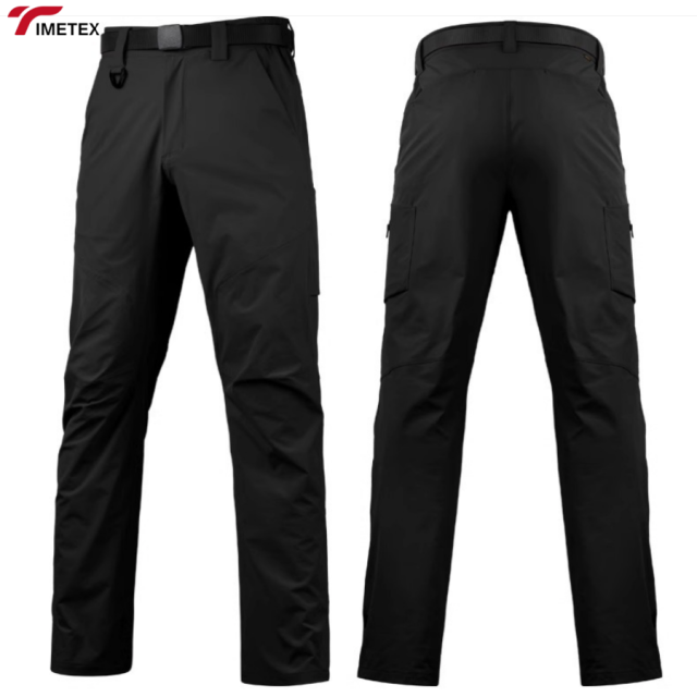 Men's Lightweight Gray Harem Pants Breathable Urban Workwear Custom Logo Waterproof Cargo Pocket for Outdoor Training Casual