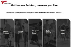 TIMETEX Custom 300 Rams Gym Shorts Double Layer Breathable Quick Dry Phone Pocket Solid Pattern Casual Style Plain Elastic Waist