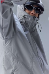TIMETEX Unisex Reversible Softshell Jacket Waterproof Windproof Breathable Stand Zipper Winter Outdoor Thin Plus Size Autumn