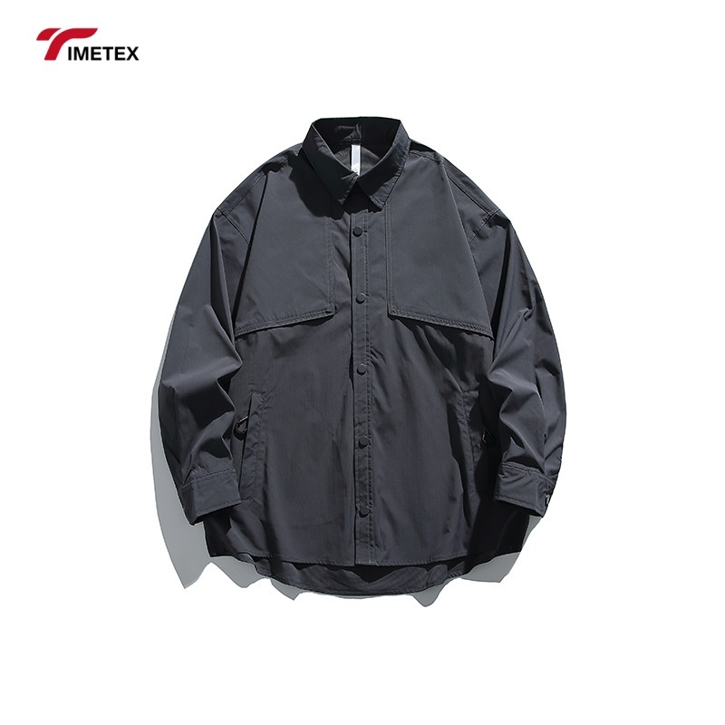 TIMETEX Custom Soft Shell Thermal Jacket Windproof Waterproof with Stand Collar Zipper Front for Outdoor Activities Custom Logo