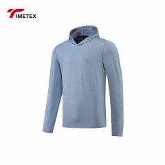 New Sports Men's Long Sleeve T-shirt Hooded Outdoor Sports Fitness Running Training Quick Dry Leisure Breathable Autumn Clothing