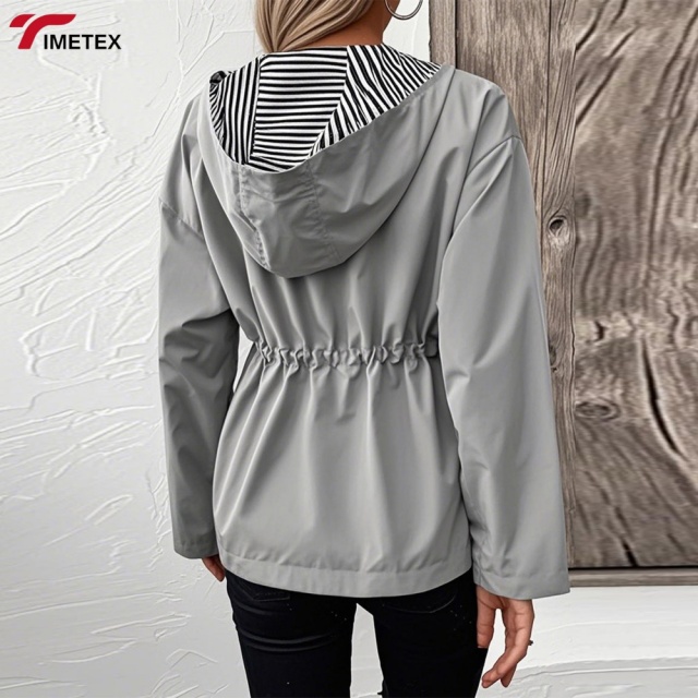 TIMETEX Summer Outdoor Sports Waterproof Jacket Hooded Raincoat Windbreaker for Active Sports for Mountaineering