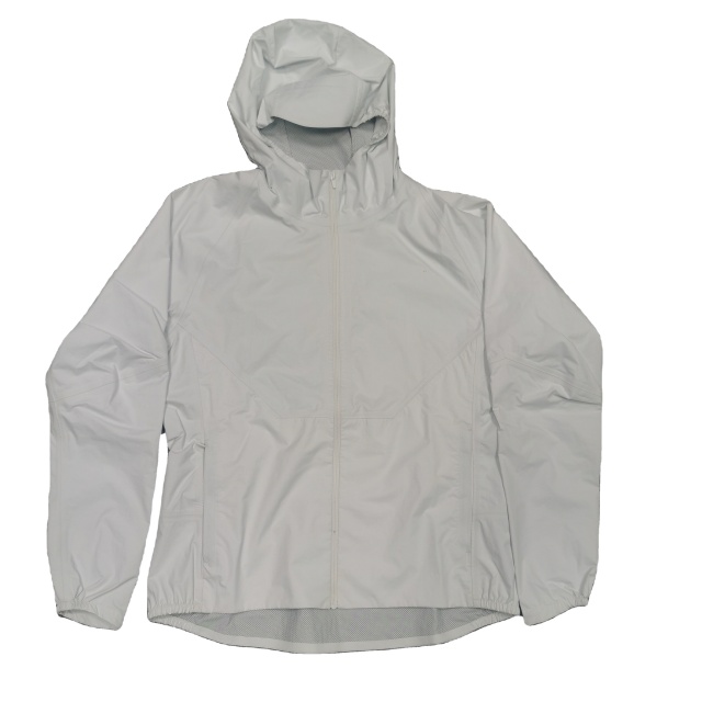 Unisex Casual Sport Waterproof Jacket with Hood Breathable and Outdoor-friendly Solid Pattern Zipper Pocket