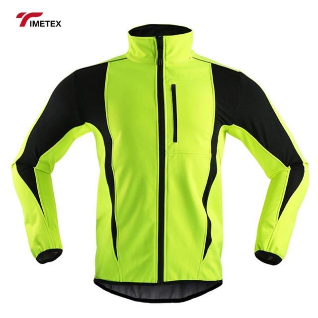 TIMETEX Lightweight High Visibility Reflective Jacket Unisex Breathable Zipper Casual Reversible Design Autumn Safety Polartec