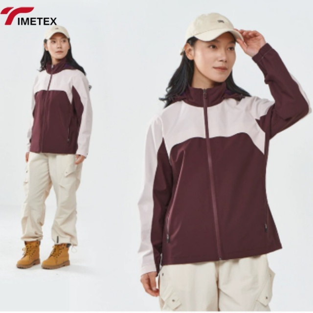 Women's High Quality Windbreaker Commuter Jacket Stand Collar Zipper High-Charging Travel Hood Factory Event Fishing Wear