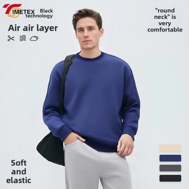 Fashion Spandex/Cotton Regular Fit Unisex Knitted Solid Winter Casual UnLined Eco-Friendly Hoodie & Sweatshirt Outerwear