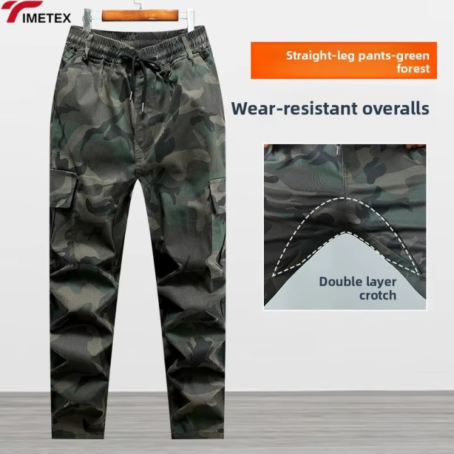 Waterproof Windproof EN/CE Certified Plus Size Work Pants Thick Crotch Wear-Resistant Cotton Loose Fit Breathable Electric