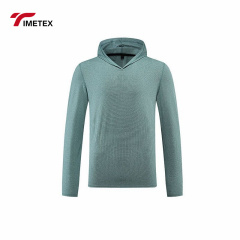 New Sports Men's Long Sleeve T-shirt Hooded Outdoor Sports Fitness Running Training Quick Dry Leisure Breathable Autumn Clothing