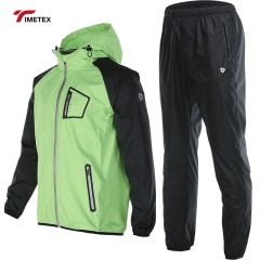 TIMETEX Sauna Suit Fashion Workout Plus Size Sportswear Gym Weight Loss Slimming Sweat Suits