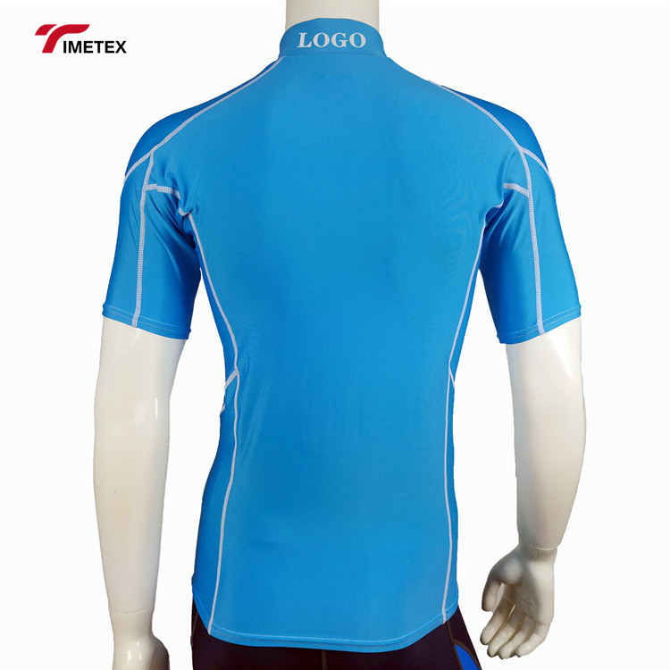 TIMETEX OEM Design Compression Rash Guard Custom Sublimation Swimming Mens Rash Guards