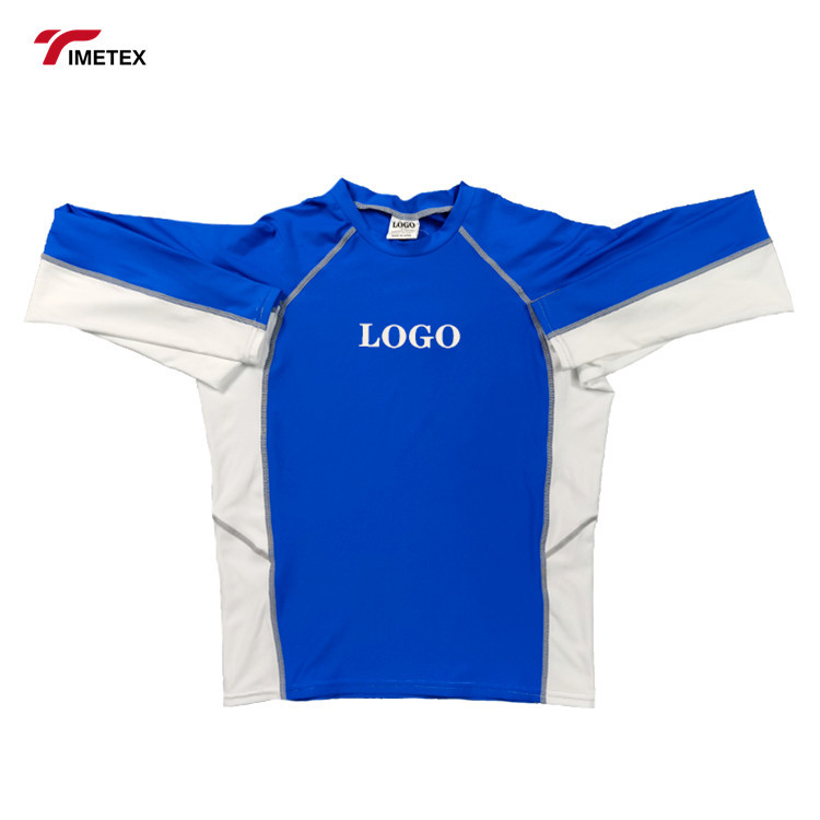 TIETEX Wholesale OEM Custom Kids Short Sleeve UV protection Rash Guard Custom Logo Surfing Rash Guard
