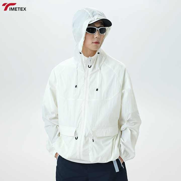 TIMETEX Popular Men's Unisex Cycling Jersey Baggy Windbreaker Softshell Jacket UV Protection Sun Protective for Cycling for