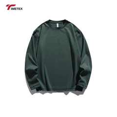 TIMETEX Unisex 650gsm High Quality Hot Selling Long Sleeve Plain T-Shirt Custom Logo Oversized Fit for Men