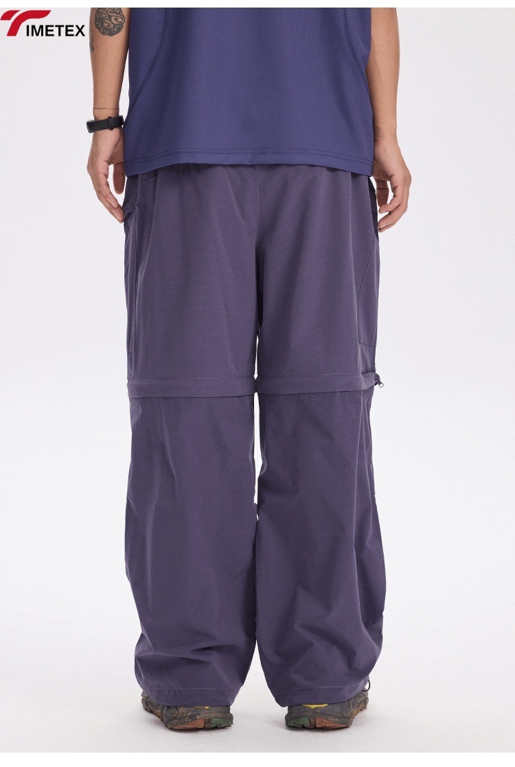 TIMETEX Detachable Long Pants Wicking Breathable Quick-Drying Cool-Feeling for Outdoor Sports Sun Protection Mountain Mid