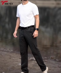 Men's Lightweight Gray Harem Pants Breathable Urban Workwear Custom Logo Waterproof Cargo Pocket for Outdoor Training Casual