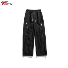 TIMETEX Custom High Quality Men's Straight Leg Sports Jogger Pants Multi-Pocket Casual Outdoor Loose Cargo Waist Anti-Wrinkle