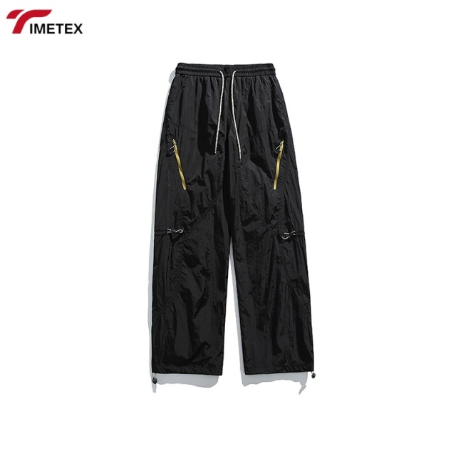 TIMETEX Custom High Quality Men's Straight Leg Sports Jogger Pants Multi-Pocket Casual Outdoor Loose Cargo Waist Anti-Wrinkle