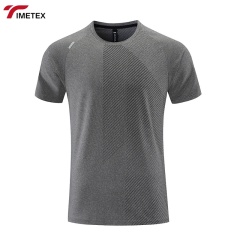 TIMETEX Men's Dry Fit Mesh Workout Shirts Solid Quick-Dry Gym Active Short Sleeve T-Shirt with Moisture Wicking Technology