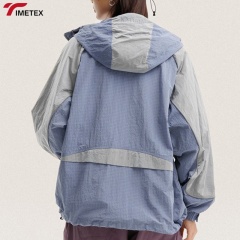 TIMETEX Unisex Casual Autumn Winter Sports Jacket Lightweight Quick-Drying Waterproof Reflective Strip Stand Collar Zipper