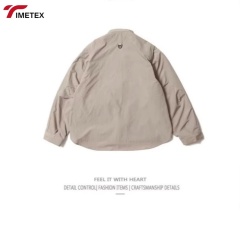 TIMETEX Removable Sleeve Bomber Jacket 100% Cotton Casual Outdoor Wear Stylish Versatile Japanese Style Functional Pockets