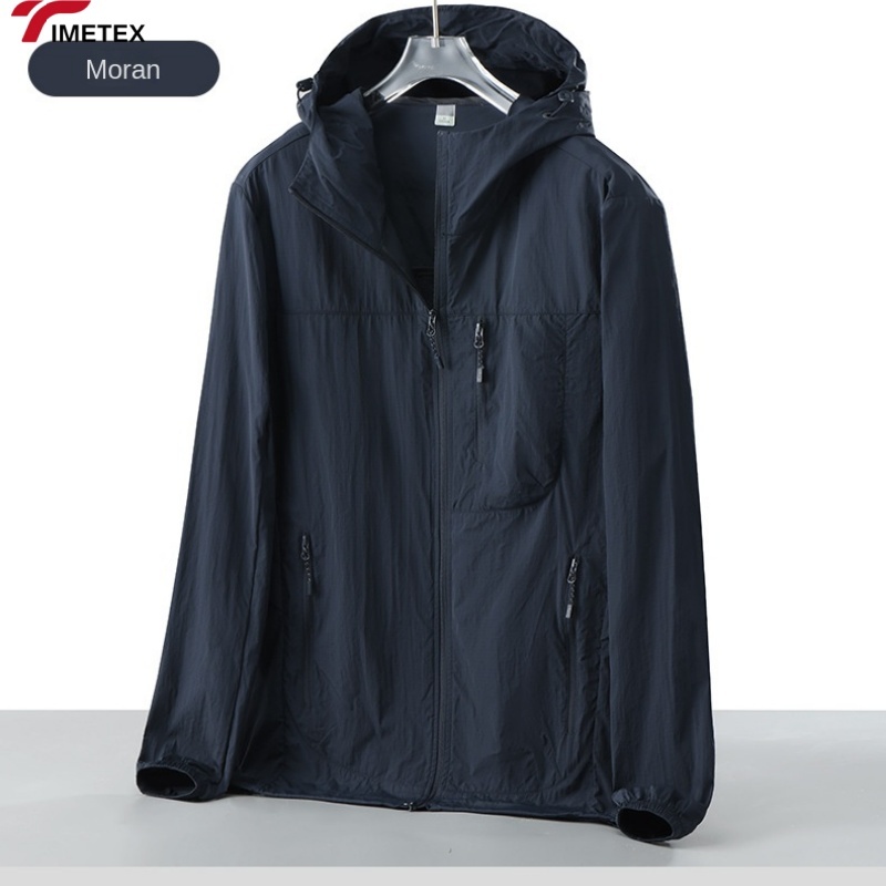 TIMETEX Custom Logo Soft Shell Lightweight  Hoodie UPF 50+ Compression Breathable Unisex Jackets for Sun Protection Hiking