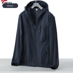 TIMETEX Custom Logo Soft Shell Lightweight  Hoodie UPF 50+ Compression Breathable Unisex Jackets for Sun Protection Hiking