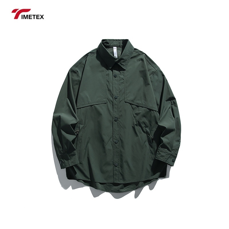 TIMETEX Custom Soft Shell Thermal Jacket Windproof Waterproof with Stand Collar Zipper Front for Outdoor Activities Custom Logo