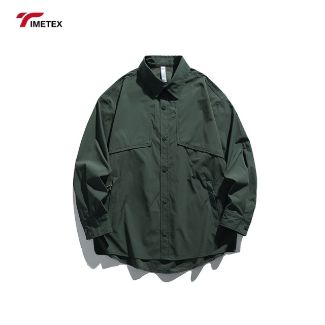 TIMETEX Custom Soft Shell Thermal Jacket Windproof Waterproof with Stand Collar Zipper Front for Outdoor Activities Custom Logo