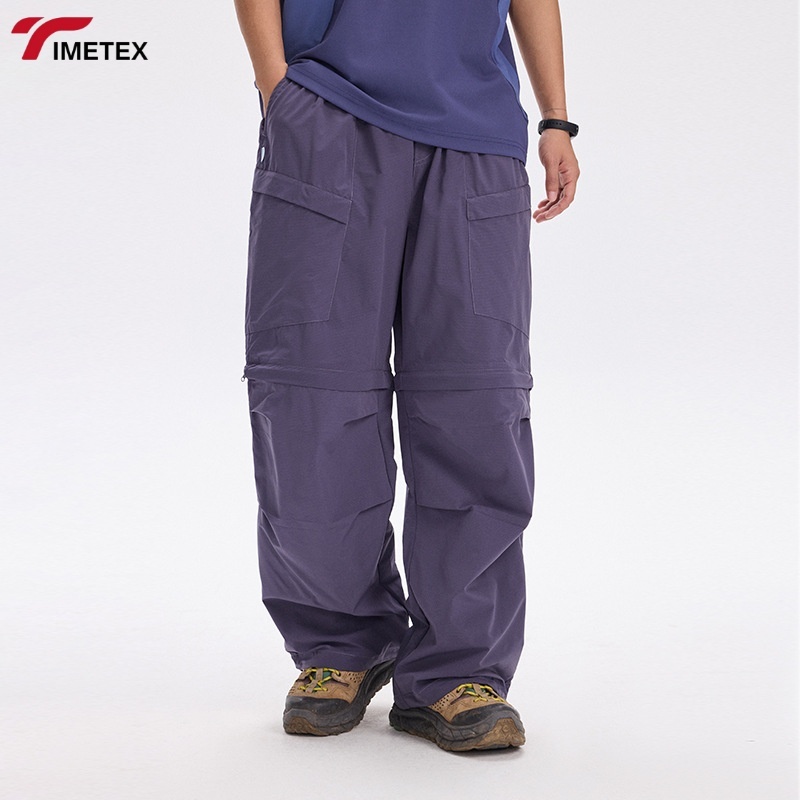TIMETEX Detachable Long Pants Wicking Breathable Quick-Drying Cool-Feeling for Outdoor Sports Sun Protection Mountain Mid