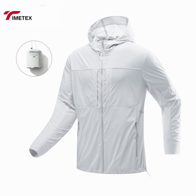 Custom UPF100+ Windproof Quick Dry Running Jacket Lightweight Waterproof Gym Sports Training Top Active Sports Windbreaker