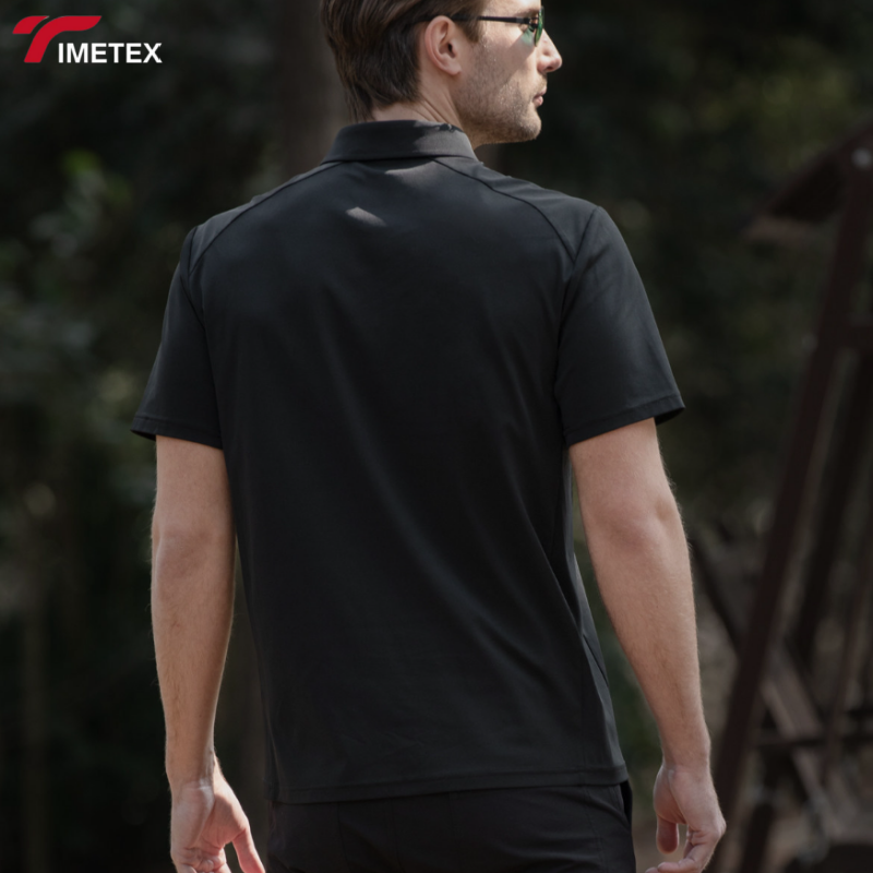 Wholesale Tactical Polo T-Shirt Quick Dry Breathable Spandex Loose Fit Outdoor Sports Training Custom Embroidery Golf Polo Shirt